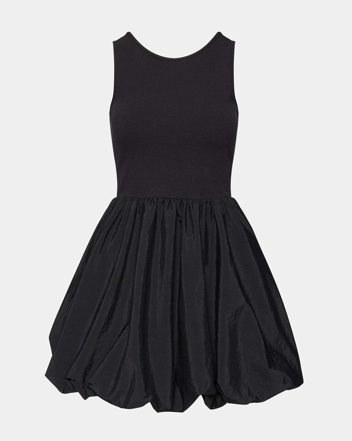 PALERMO Black Women's Mini Bubble-Hem Dress