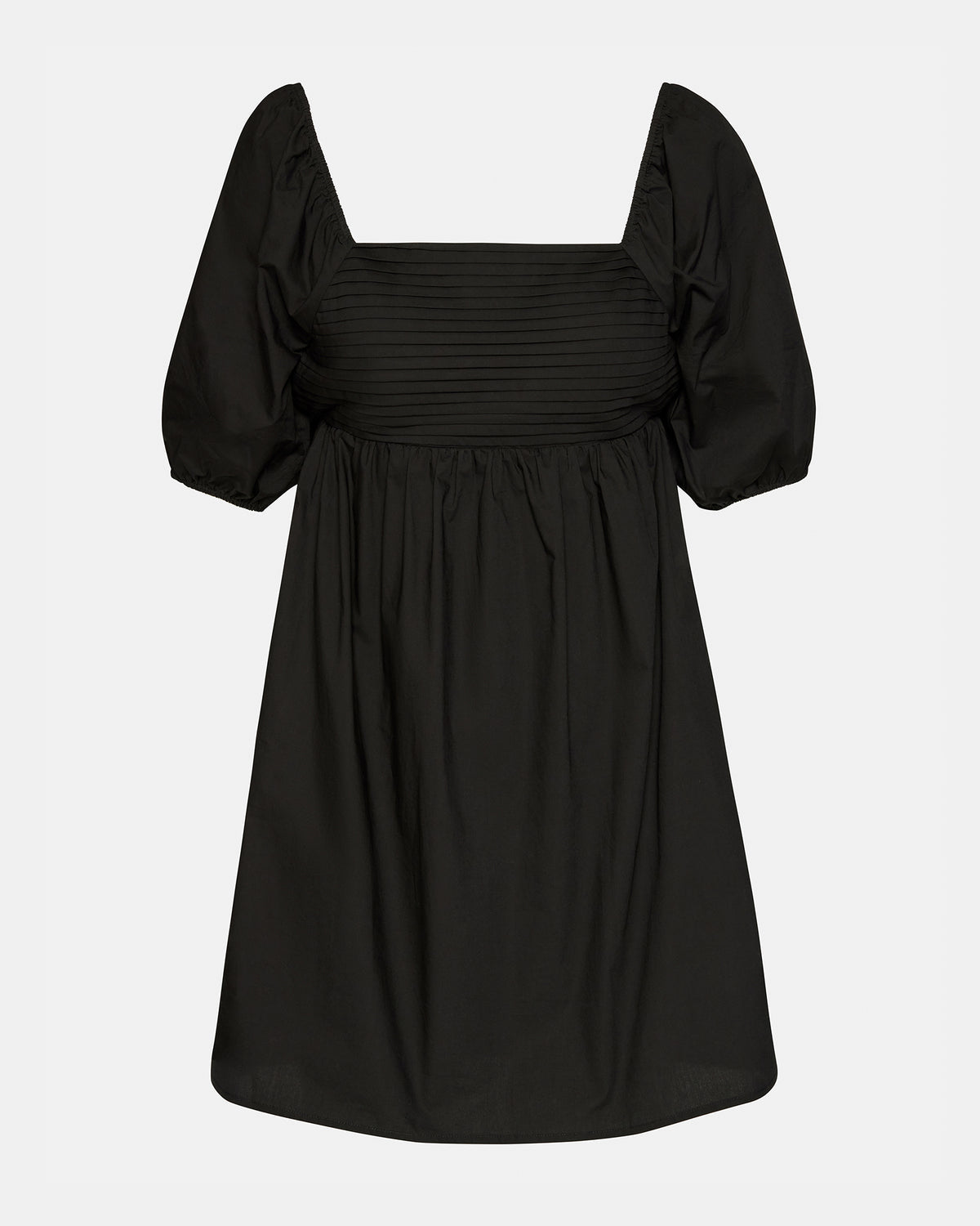 INARA Dress Black | Women's Puff Sleeve Mini Dress
