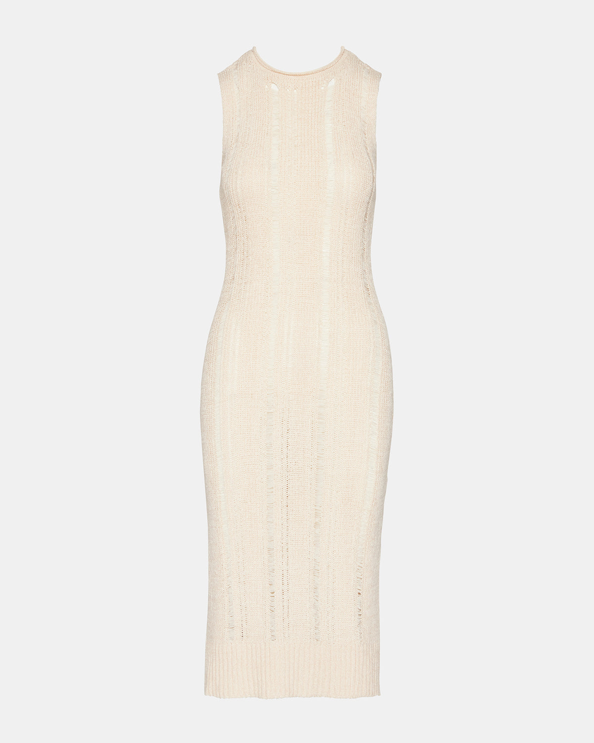 AMIRAH Sweater Dress Beige | Women's Knit Bodycon Dresses Steve Madden BEIGE