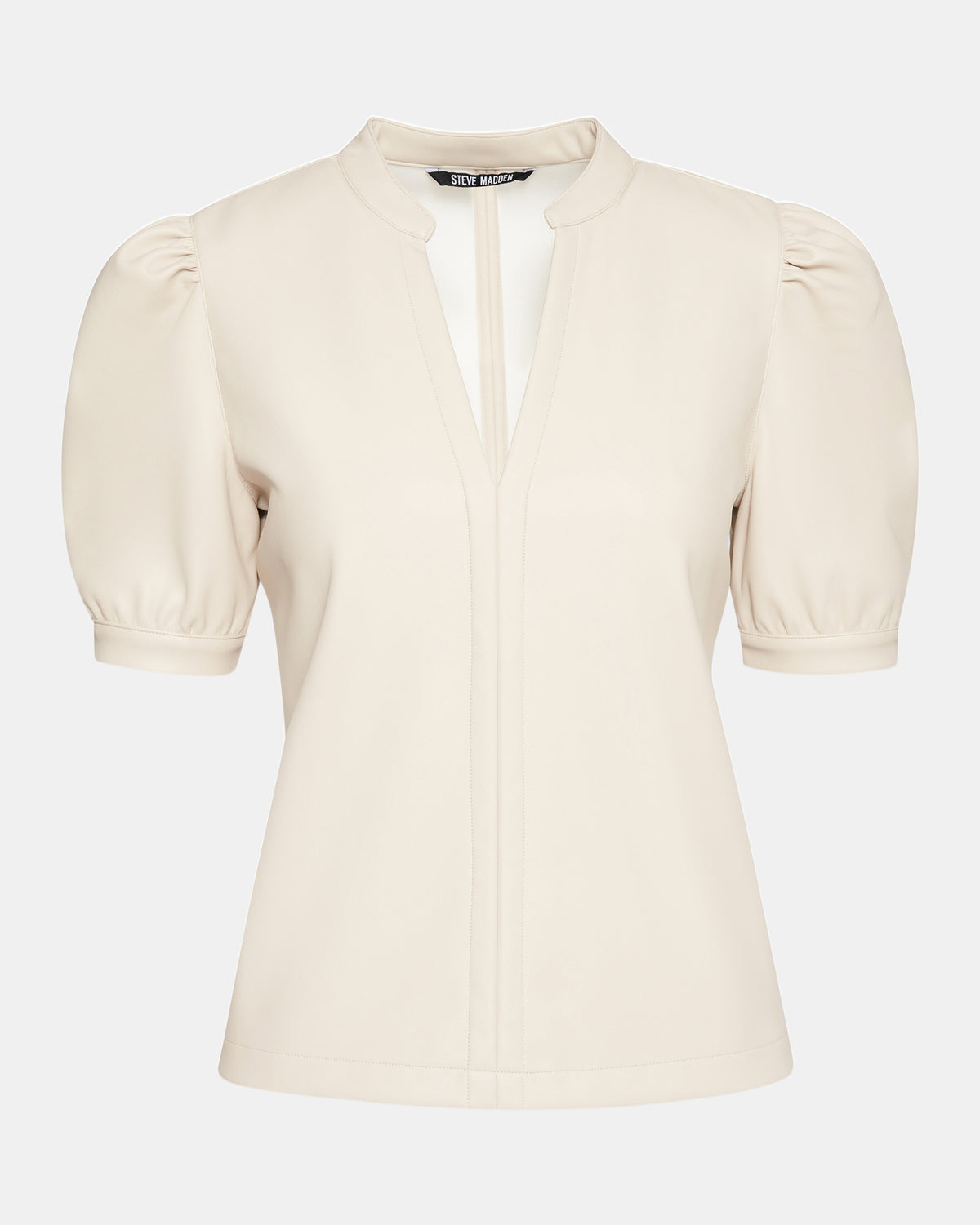 JANE Bone Women's Short-Sleeved Suede Top