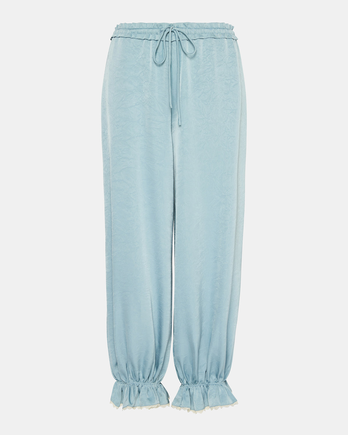 ROAN Dusty Blue Tie-Front Parachute Women's Pants