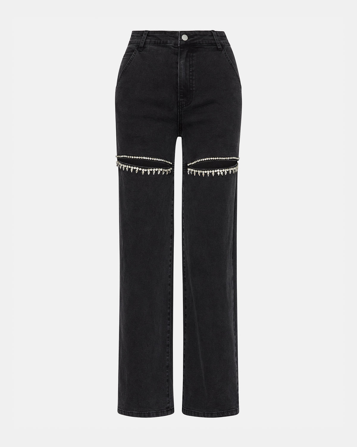 TAYLOR Jean Black Women's Cutout Jeans