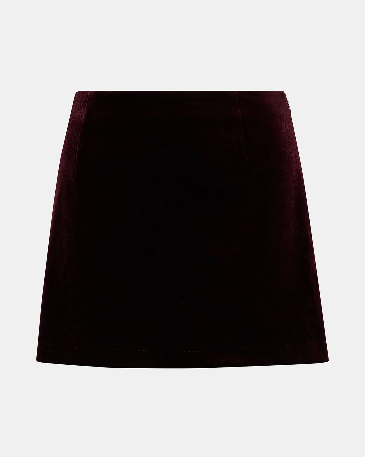 CINDI Velvet Wine Women's Mini Skort