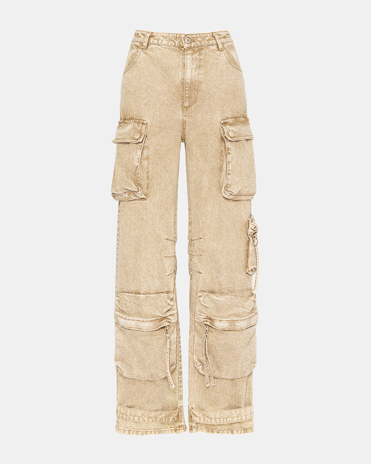 DUO Cafe Au Lait Women's Utility Cargo Pants