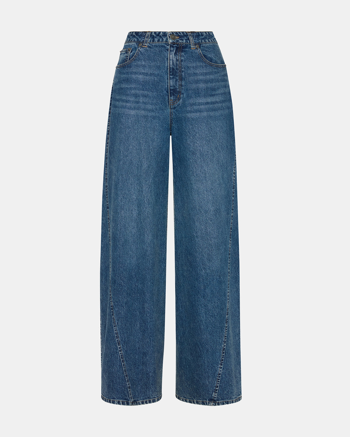 MELLIE Midnight Blue Denim Wide-Leg Women's Jeans