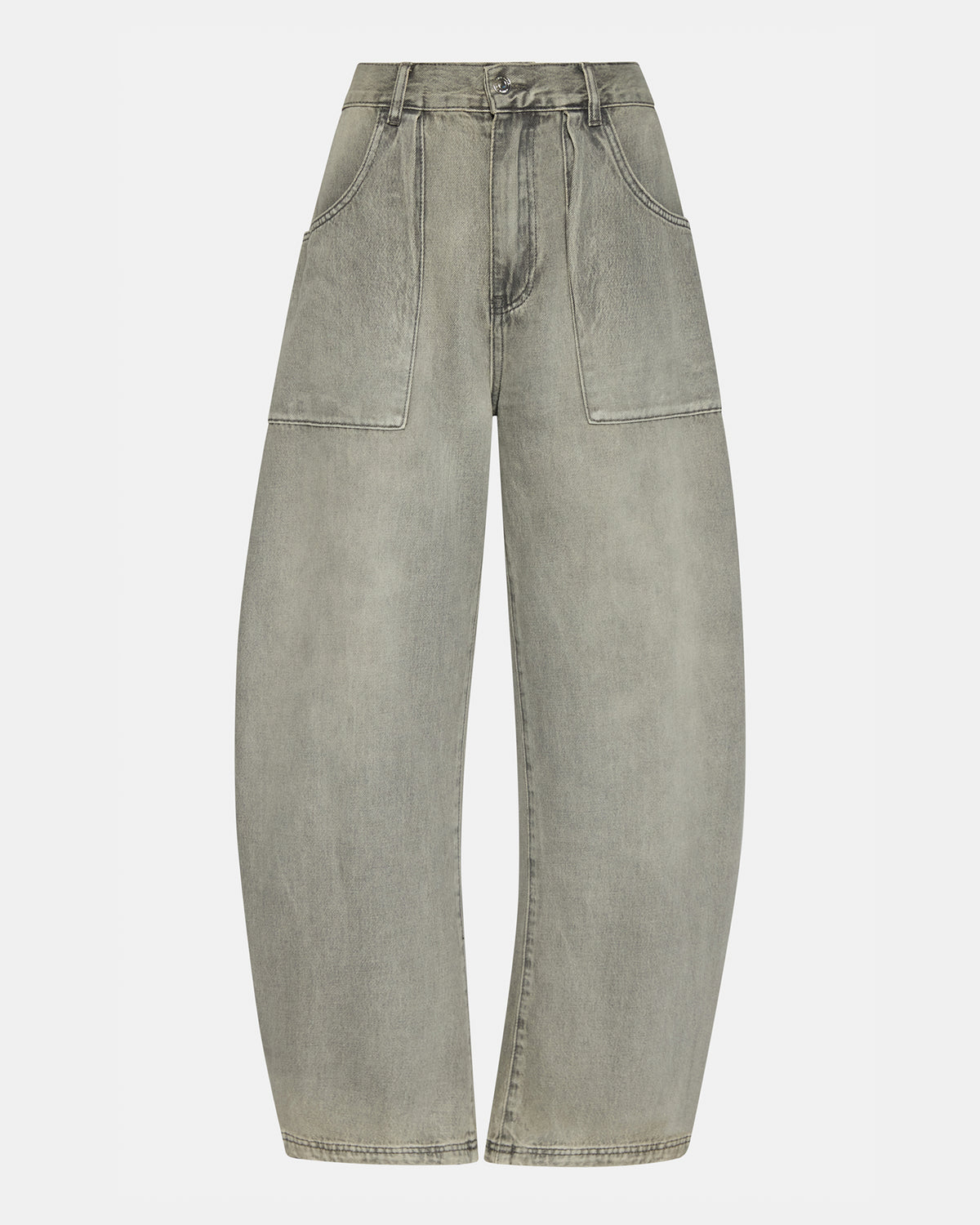 HANSEN Pant Light Grey | Women's Barrel Leg Pants