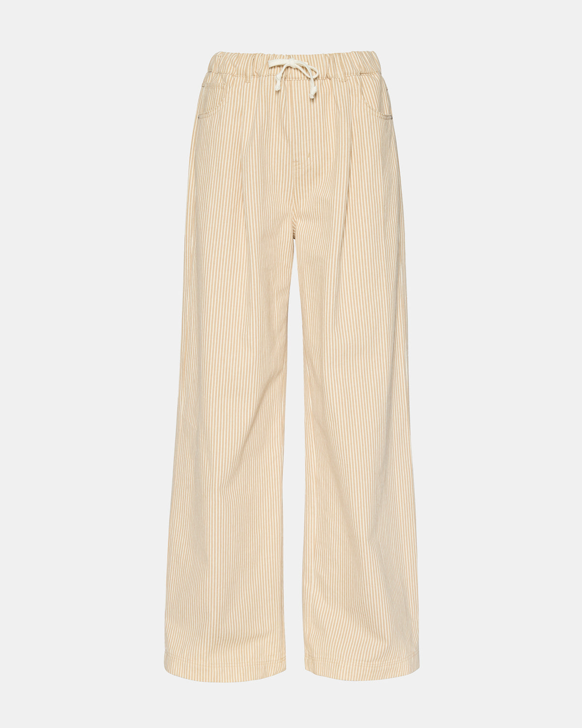 MINORCA Khaki Women's Wide-Leg Tie-Front Pant