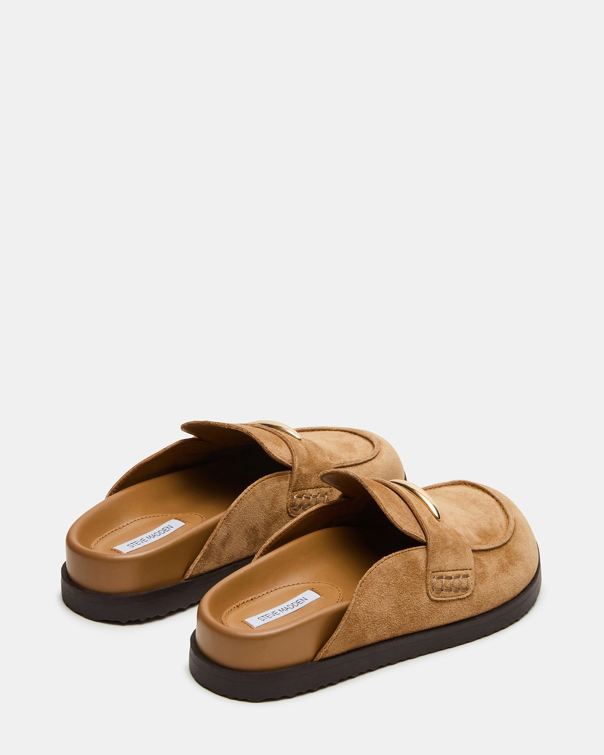 TOBIN Chestnut Suede Slip-On Mule Women's Flat