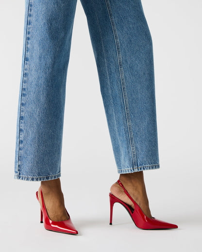 REYES Red Slingback Stiletto Pointed-Toe Pump Women's Heel Steve Madden RED