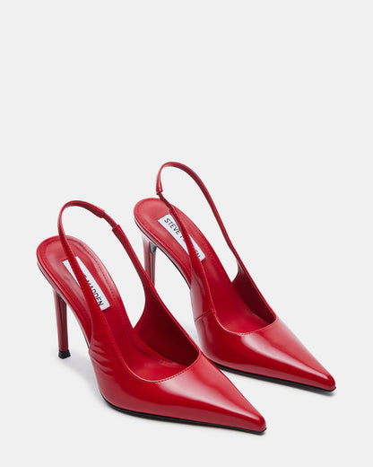 REYES Red Slingback Stiletto Pointed-Toe Pump Women's Heel Steve Madden RED