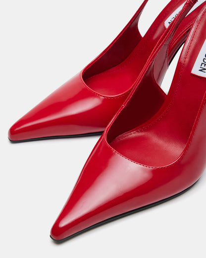 REYES Red Slingback Stiletto Pointed-Toe Pump Women's Heel Steve Madden RED