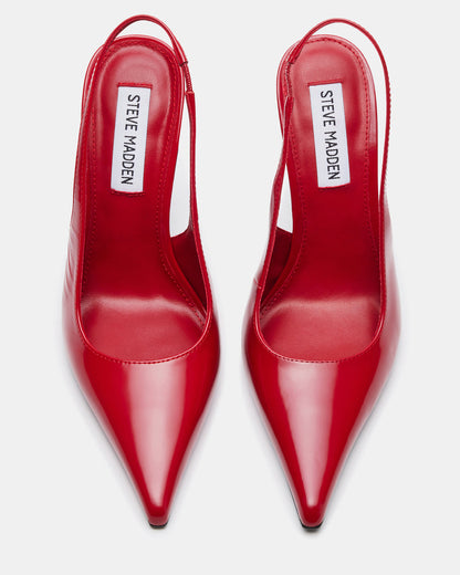 REYES Red Slingback Stiletto Pointed-Toe Pump Women's Heel Steve Madden RED
