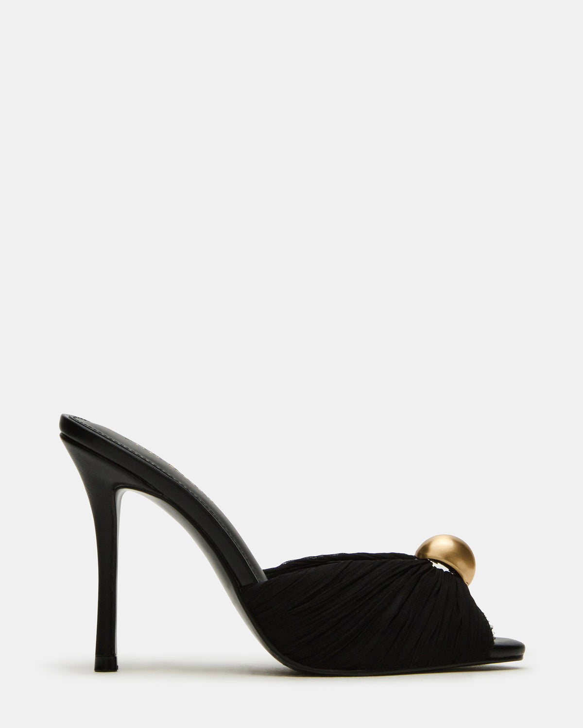 PRIYA Black/Gold Mule Women's Heel Steve Madden BLACK