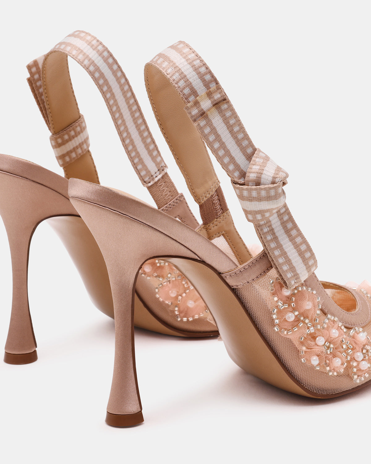 BRI Mesh Blush Slingback Pump Women's Heel Steve Madden BLUSH