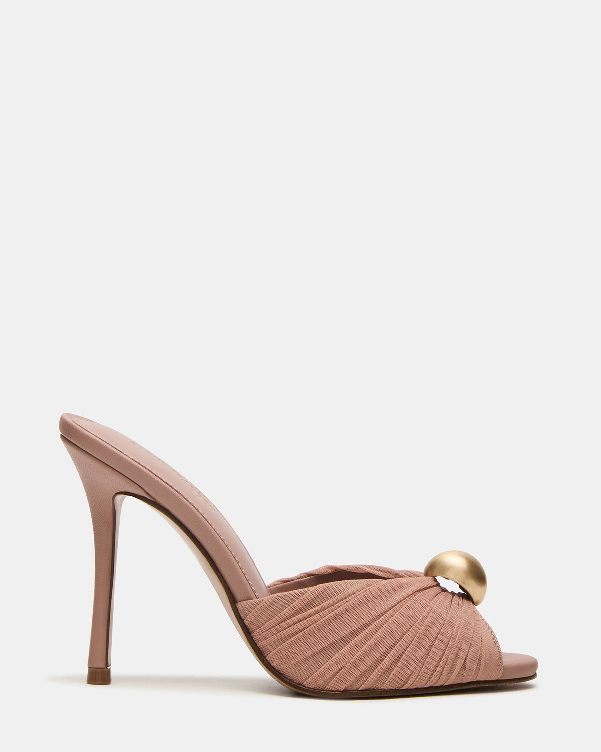 PRIYA Mocha/Gold Mule Women's Heel Steve Madden MOCHA