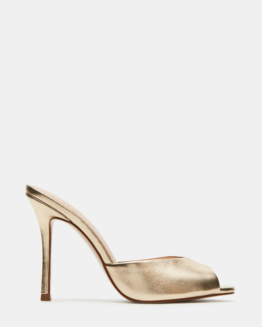 PRIYA Gold Leather Women's Mule Steve Madden GOLD LEATHER