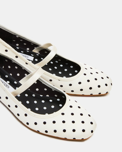 MURAL Polka Dot Mary Jane Block Heel Square-Toe Women's Heel Steve Madden POLKA DOT