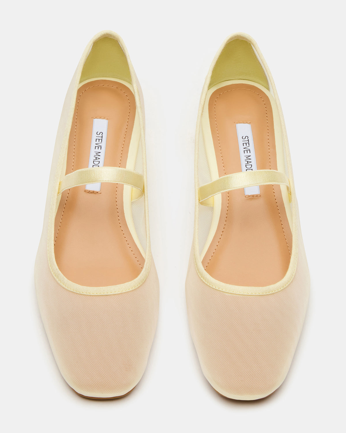 MURAL Butter Yellow Mary Jane Block Heel Square-Toe Women's Heel Steve Madden BUTTER YELLOW