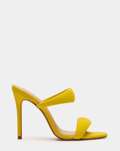 SATURN Yellow Stiletto Mule Women's Heel Steve Madden YELLOW