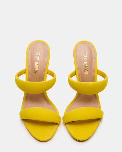 SATURN Yellow Stiletto Mule Women's Heel Steve Madden YELLOW