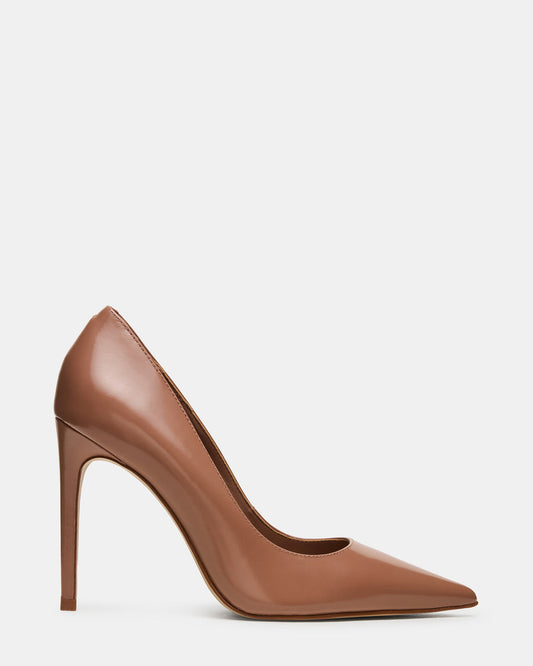 NOIR Mocha Pointed-Toe Stiletto Pump Women's Heels