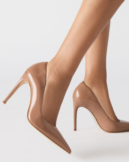 NOIR Mocha Pointed-Toe Stiletto Pump Women's Heels Steve Madden MOCHA