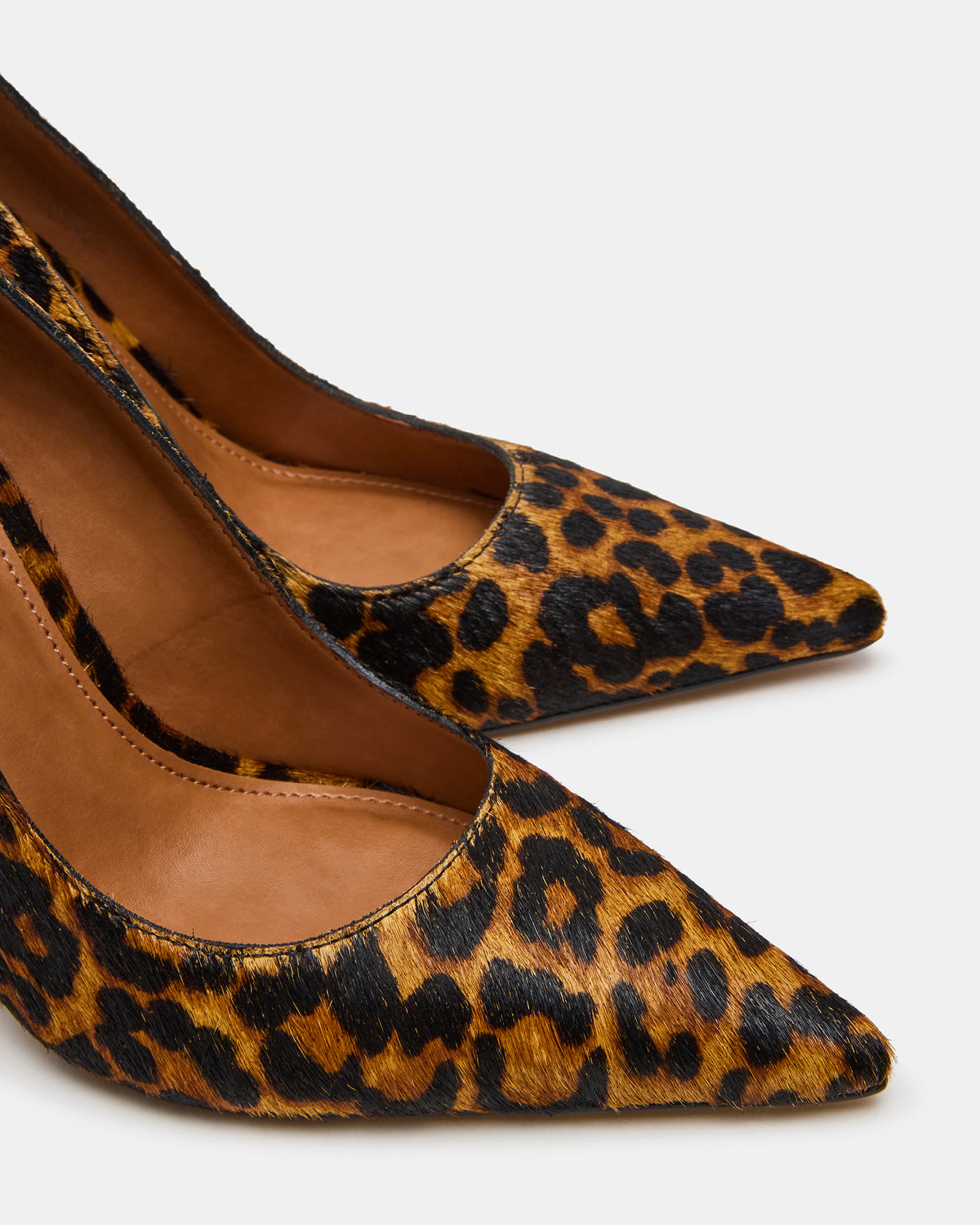 NOIR Leopard Pointed-Toe Stiletto Pump Women's Heels Steve Madden LEOPARD