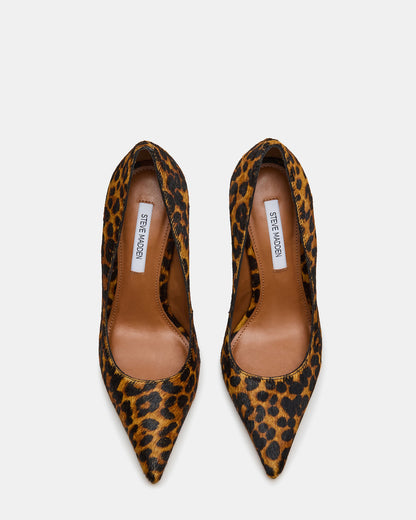 NOIR Leopard Pointed-Toe Stiletto Pump Women's Heels Steve Madden LEOPARD