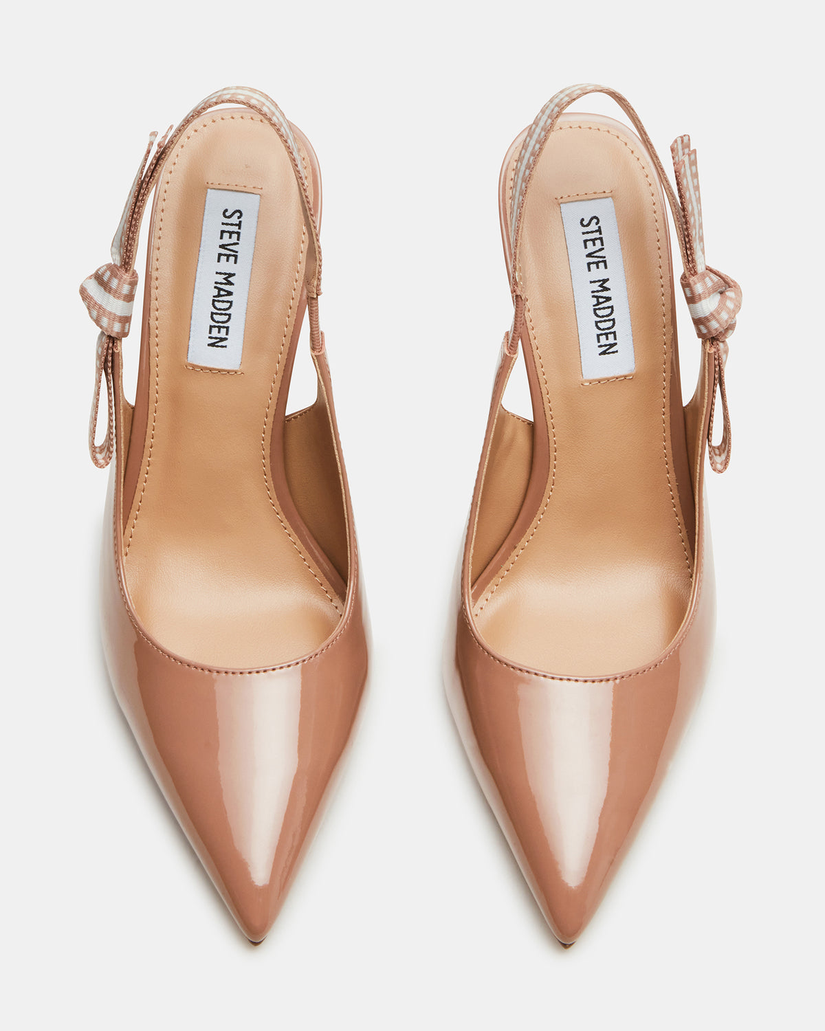BRI Blush Patent Slingback Pump Women's Heel Steve Madden BLUSH PATENT