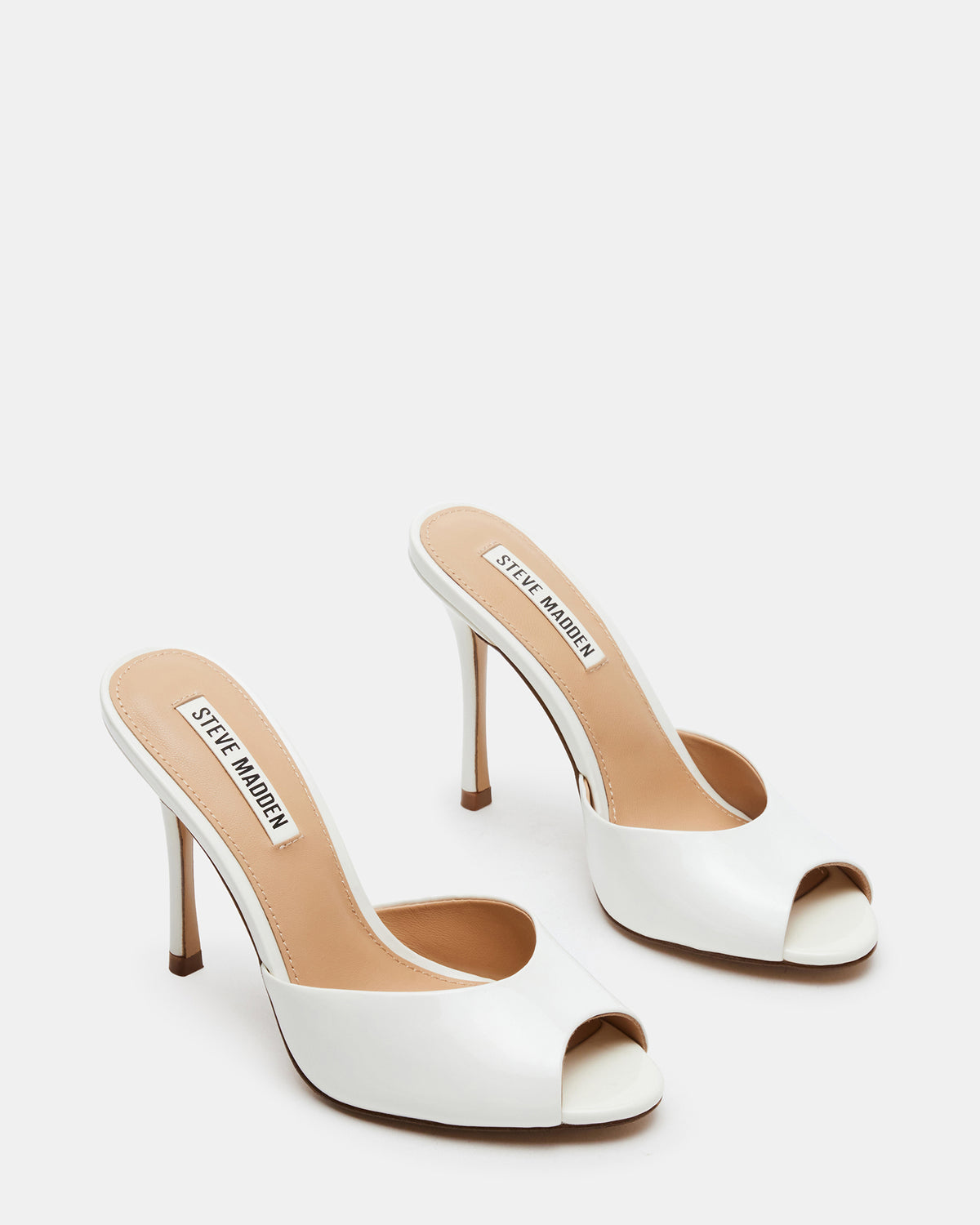 PRIYA White Patent Women's Mule Steve Madden WHITE PATENT