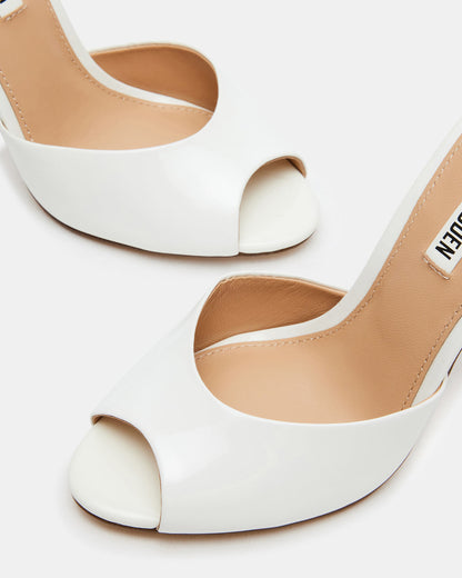 PRIYA White Patent Women's Mule Steve Madden WHITE PATENT
