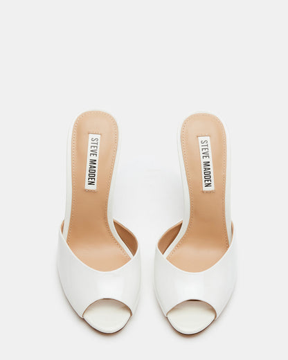 PRIYA White Patent Women's Mule Steve Madden WHITE PATENT