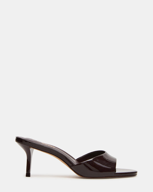 KENDRIX Brown Leather Women's Mule Heel Steve Madden BROWN LEATHER