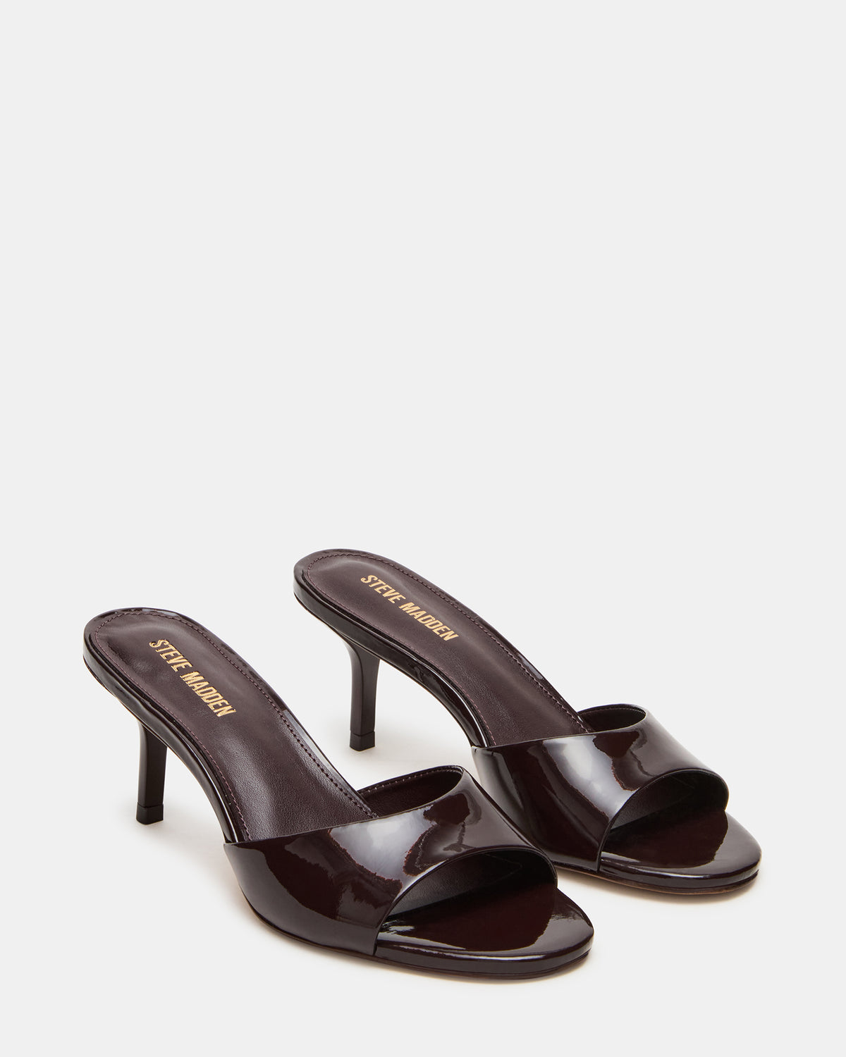 KENDRIX Brown Leather Women's Mule Heel Steve Madden BROWN LEATHER