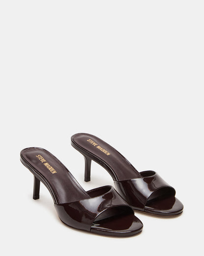 KENDRIX Brown Leather Women's Mule Heel Steve Madden BROWN LEATHER