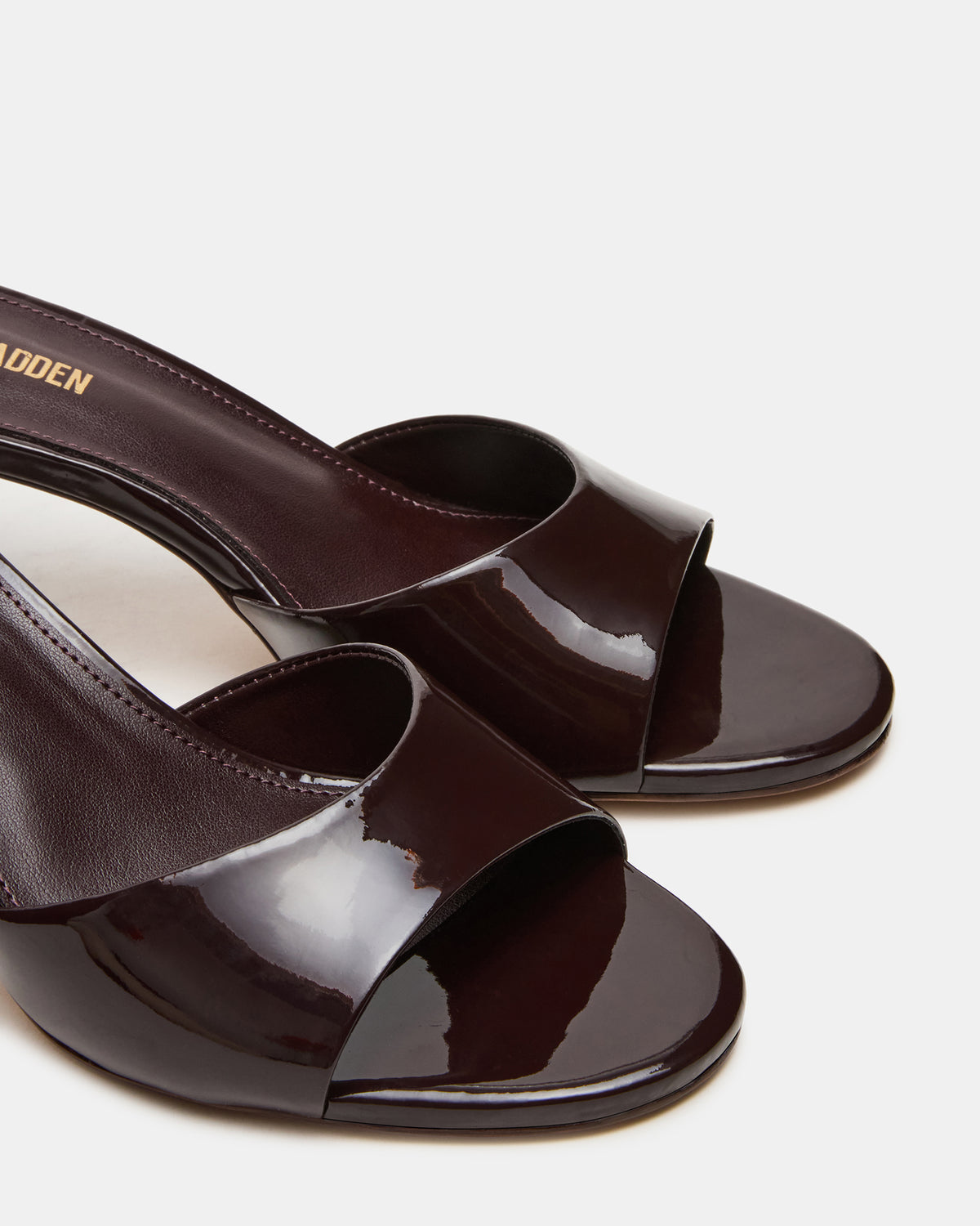 KENDRIX Brown Leather Women's Mule Heel Steve Madden BROWN LEATHER