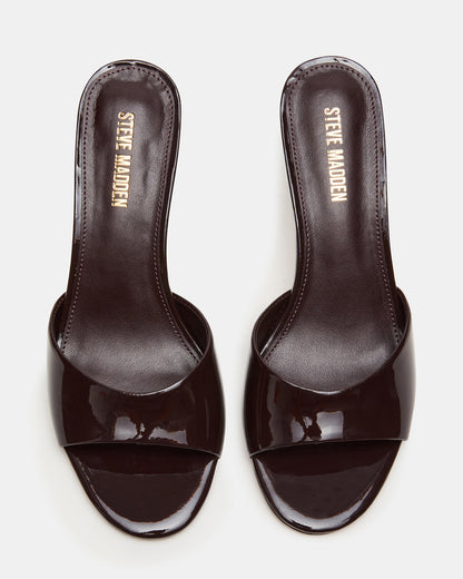 KENDRIX Brown Leather Women's Mule Heel Steve Madden BROWN LEATHER