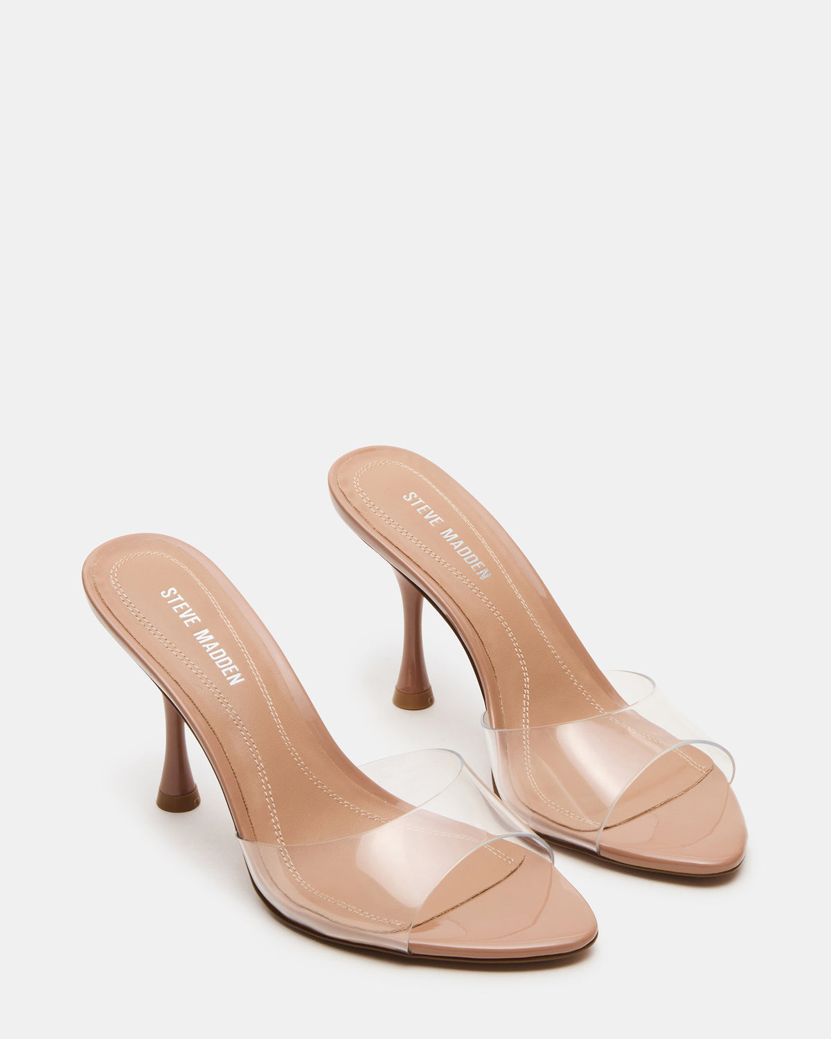 SANTI Clear Pointed-Toe Mule Women's Heel Steve Madden CLEAR