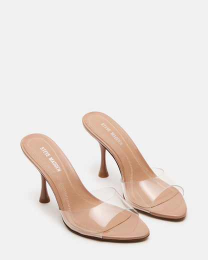 SANTI Clear Pointed-Toe Mule Women's Heel Steve Madden CLEAR