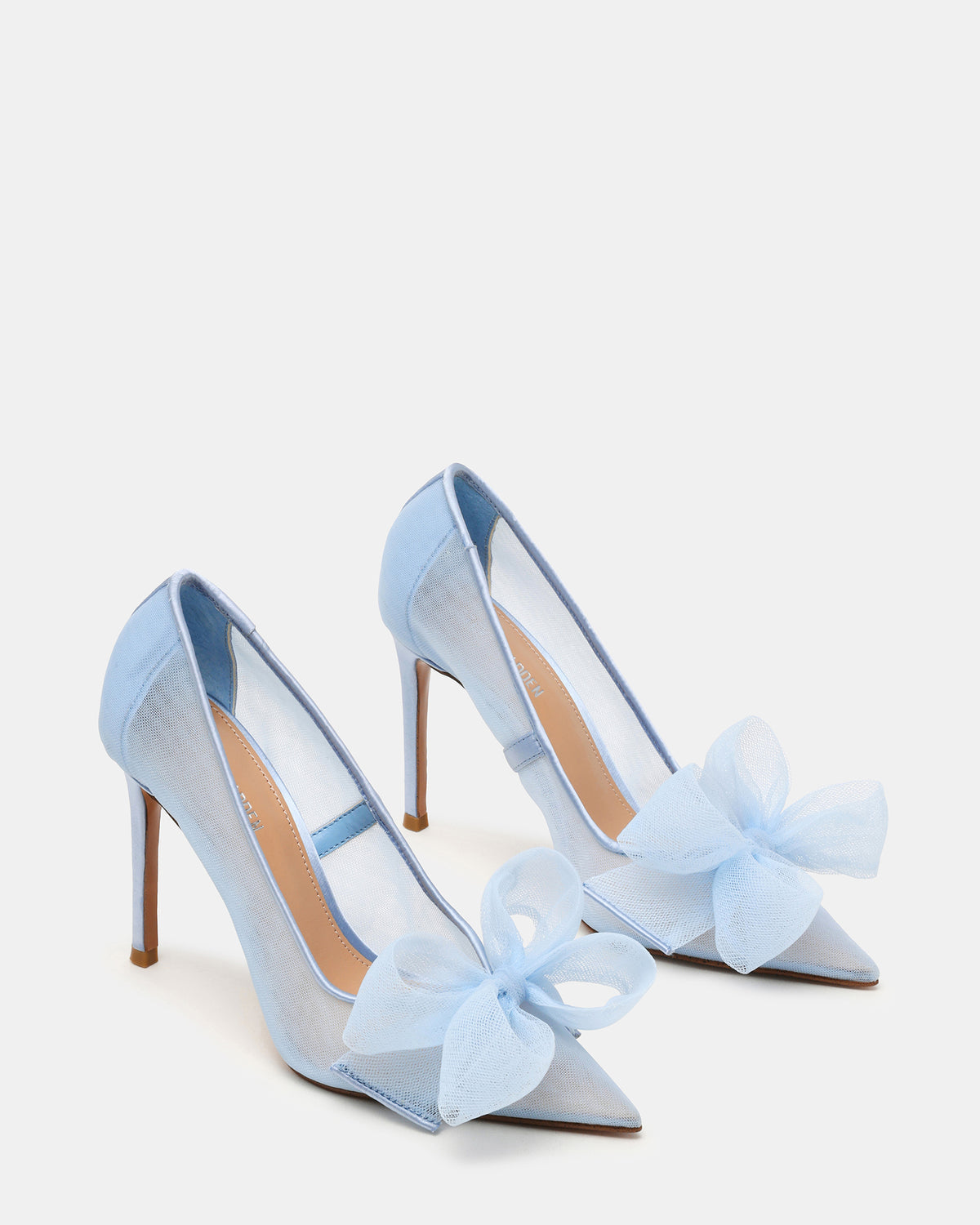 TAFFY Blue Bow Pointed-Toe Stiletto Pump Women's Heel Steve Madden BLUE