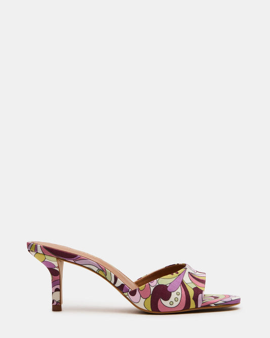 KENDRIX Pink Print Women's Mule Heel Steve Madden PINK PRINT