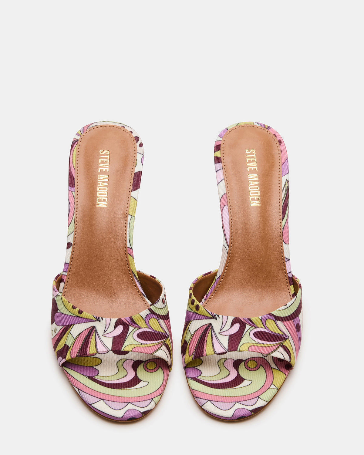 KENDRIX Pink Print Women's Mule Heel Steve Madden PINK PRINT