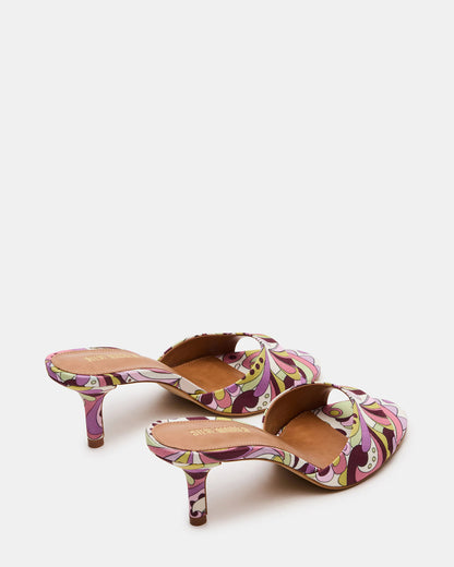 KENDRIX Pink Print Women's Mule Heel Steve Madden PINK PRINT