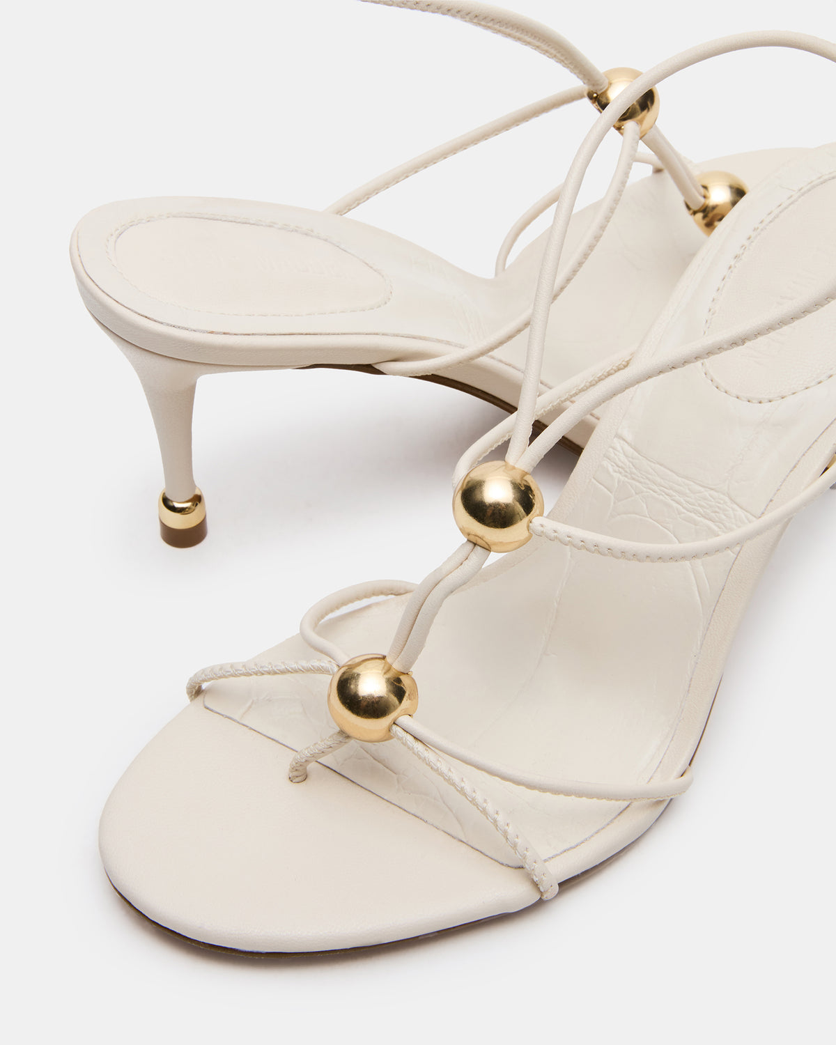 RAMOS Bone Strappy Stiletto Women's Heel Steve Madden BONE