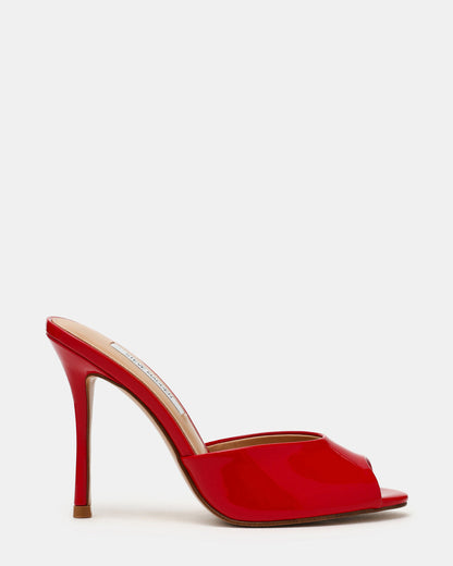PRIYA Red Patent Mule Women's Heel Steve Madden RED PATENT