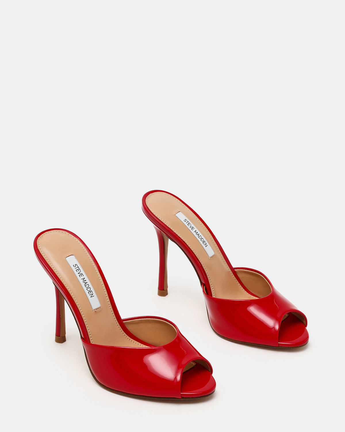 PRIYA Red Patent Mule Women's Heel Steve Madden RED PATENT