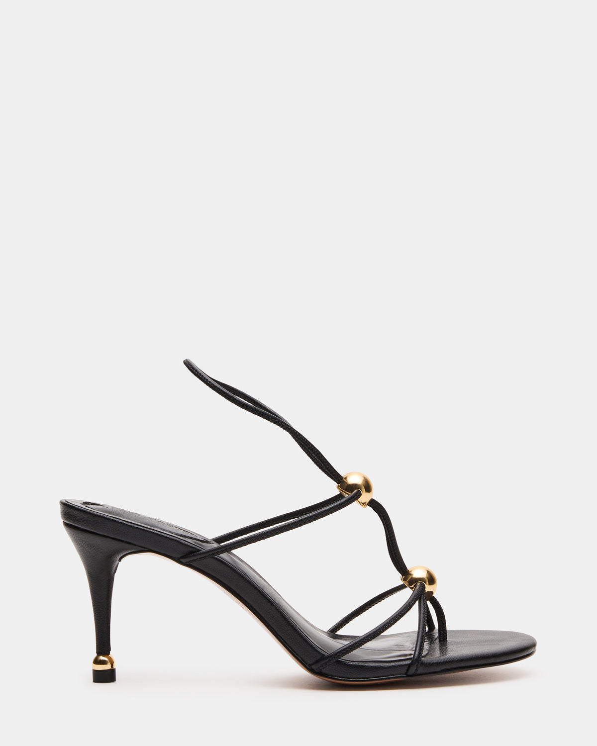 RAMOS Black Strappy Stiletto Women's Heel Steve Madden BLACK