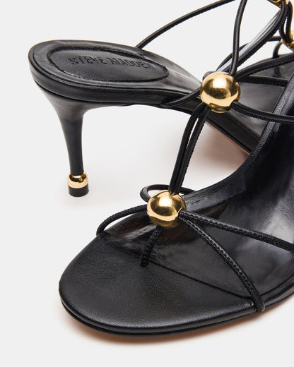 RAMOS Black Strappy Stiletto Women's Heel Steve Madden BLACK