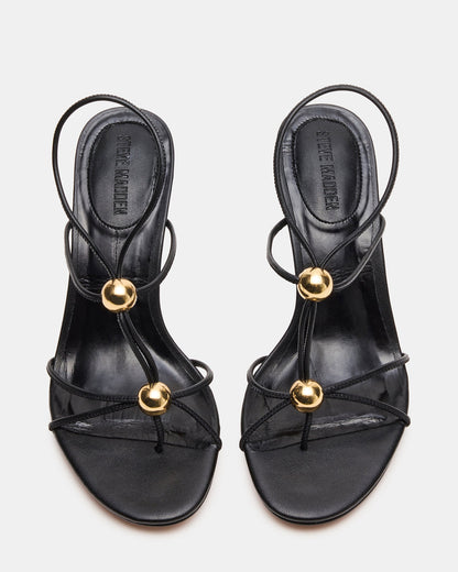 RAMOS Black Strappy Stiletto Women's Heel Steve Madden BLACK