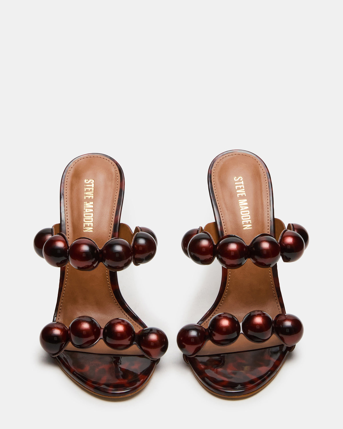 SATURN Beads Tortoise Stiletto Mule Women's Heel Steve Madden TORTOISE